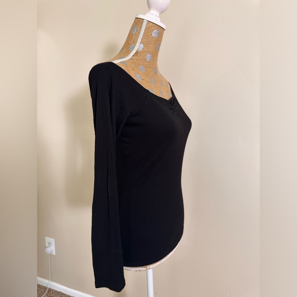 ASOS Ribbed Off The Shoulder Top - Picture 3 of 6
